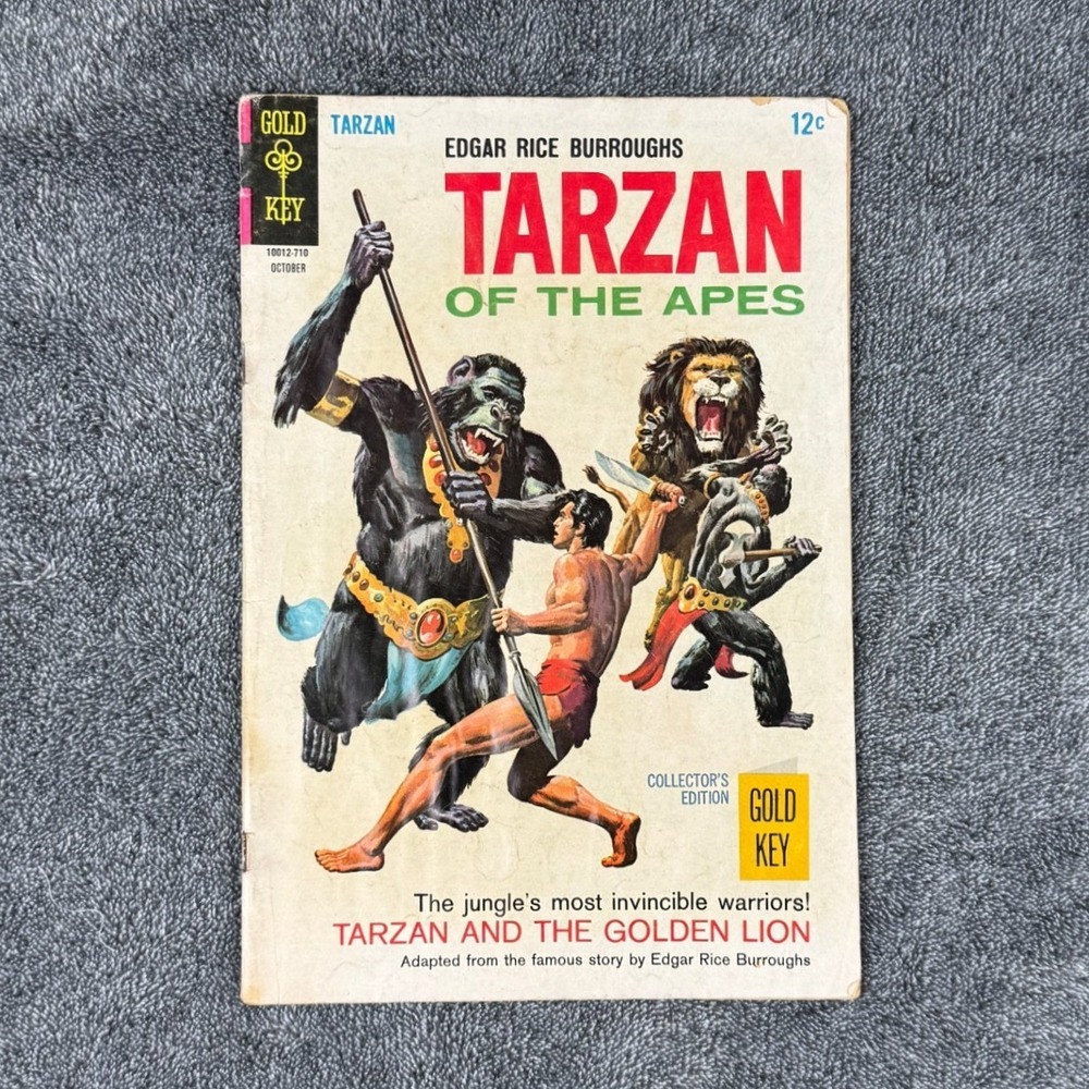 Tarzan of the Apes 171 Gold Key Comics 1967 Edgar Rice Burroughs Golden Lion 12c